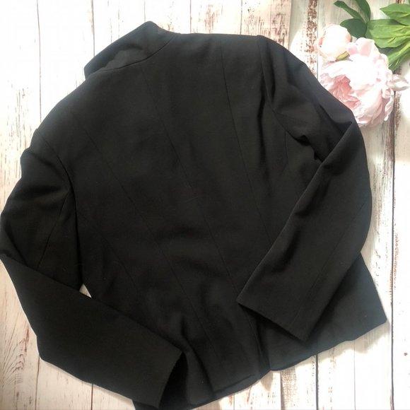 Eddie Bauer Black Button Down Jacket 16 - Picture 3 of 3